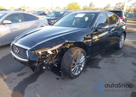 2019 Infiniti Q50 3.0T Luxe из США, поврежденный, VIN JN1EV7AP8KM517007